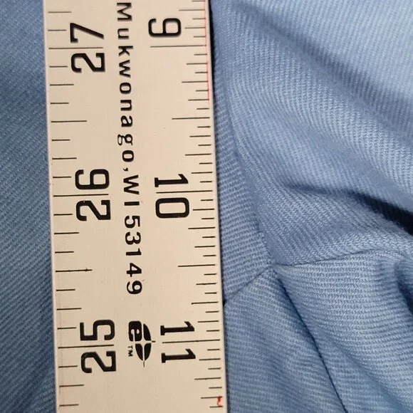 Peter Millar Pilot Twill Shorts Mens Size 33 Blue Chino Pima Cotton Stretch - Picture 8 of 15